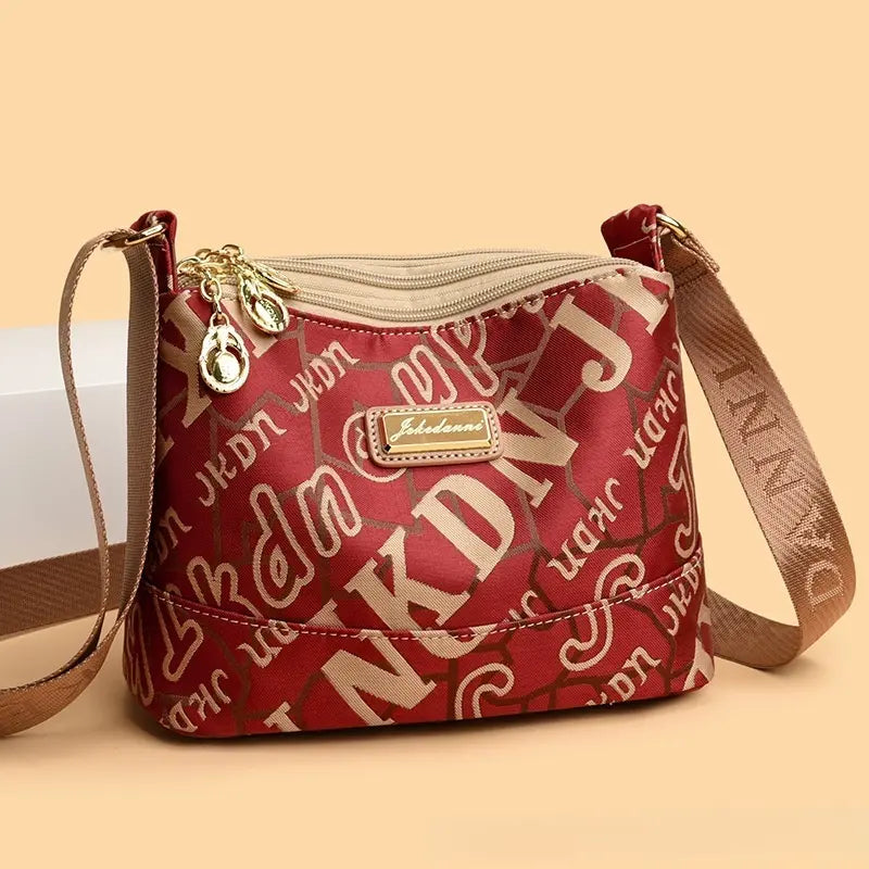 👜👍 【28*11*17cm】Viacvrstvová voľnočasová taška cez rameno z oxfordskej tkaniny