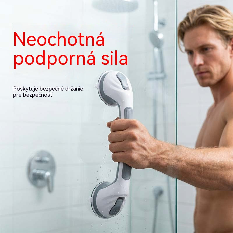 🛁 Okamžitá podpora bez vŕtania – Odolná prísavka (umývateľná, nepoškodí stenu) – Platba na dobierku 🦾
