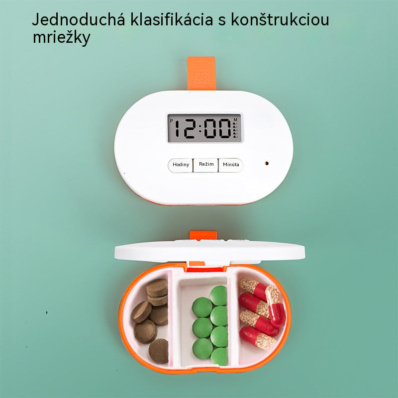 💊Inteligentný časovač pripomenutia alarmu v krabičke na lieky