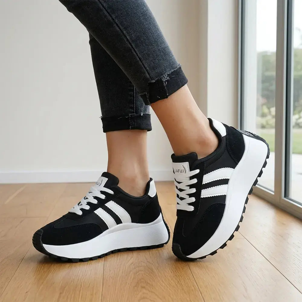 【35-45】👟Veľké tenisky na platforme s hrubou podrážkou – ležérna obuv na chôdzu pre ženy na zvýšenie výšky