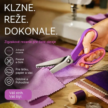 🔥Posledná špeciálna ponuka✂️ Multifunkčné zúbkované nožnice, špeciálne nožnice na čipky