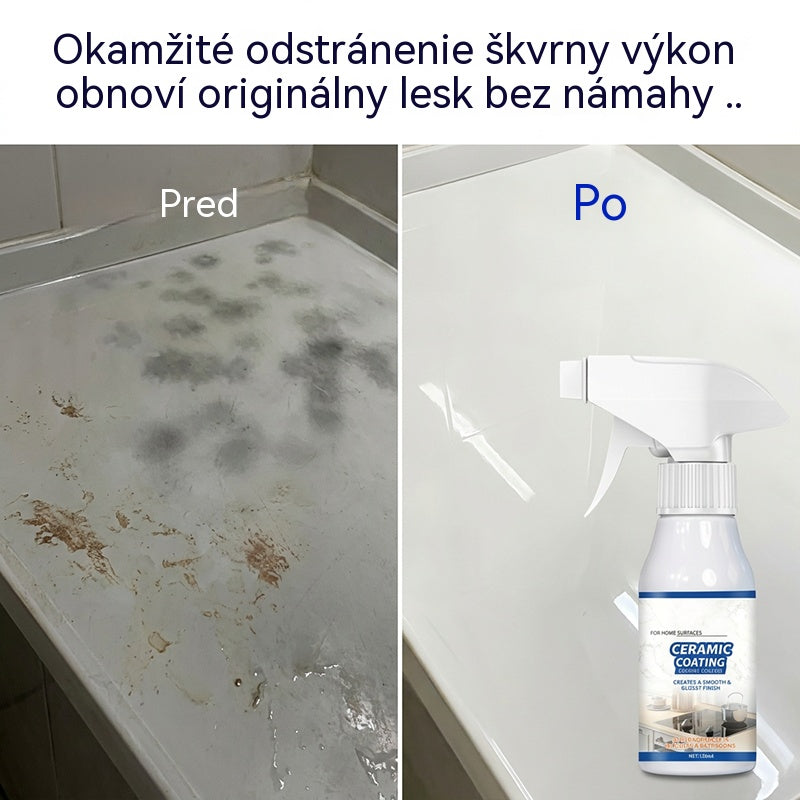 Chráňte a lesknite – Keramický náter v spreji do kúpeľne a kuchyne