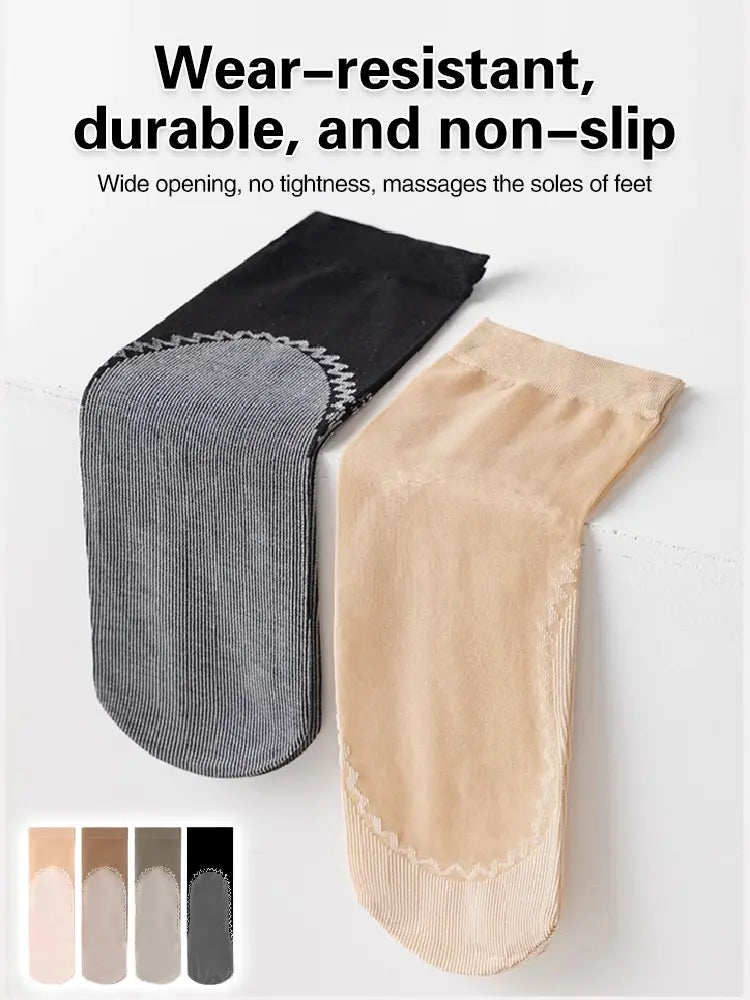 🔥🧦20 párov za 20€🔥Krátke ponožky s bavlnenou podrážkou s volánikmi, protišmykový štýl