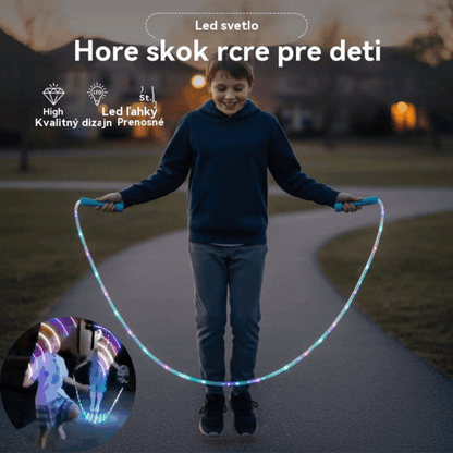🏃【Kúpte 1, získajte 1 zadarmo】🌈 LED svietiace švihadlo pre deti