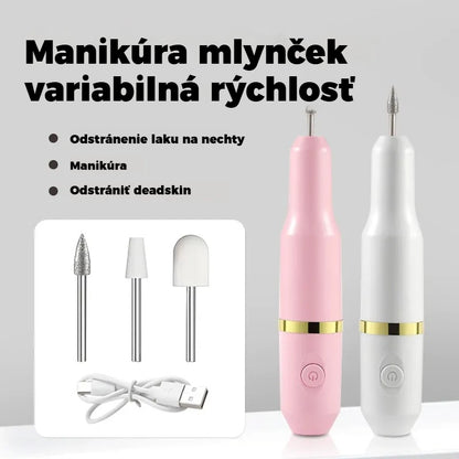 ✨💅Elektrický pilník na nechty na odstránenie laku na nechty a odumretej kože.