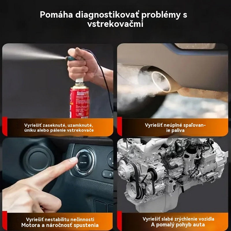 🧰⚡Súprava čistiacich nástrojov pre tester vstrekovačov paliva EM288, 8 typov impulzov, tester vstrekovačov paliva pre automobily
