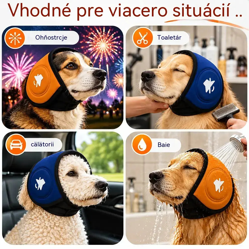 🎧🦮Časovo obmedzená ponuka: Kúp 1, druhý získaš zadarmo (sada 2 kusov)! Chrániče sluchu pre psov – tlmia hluk a pomáhajú pri úzkosti!