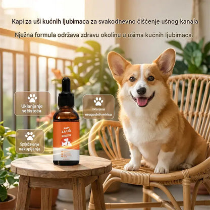【Kupite 1, dobijte 1 gratis】🐶🐱Prirodne kapi za uši za pse i mačke protiv svrbeža i nakupljanja ušnog voska