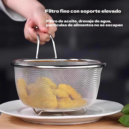 🔥🥳50 % ZĽAVA🥗🍲Filtračný košík z nerezovej ocele