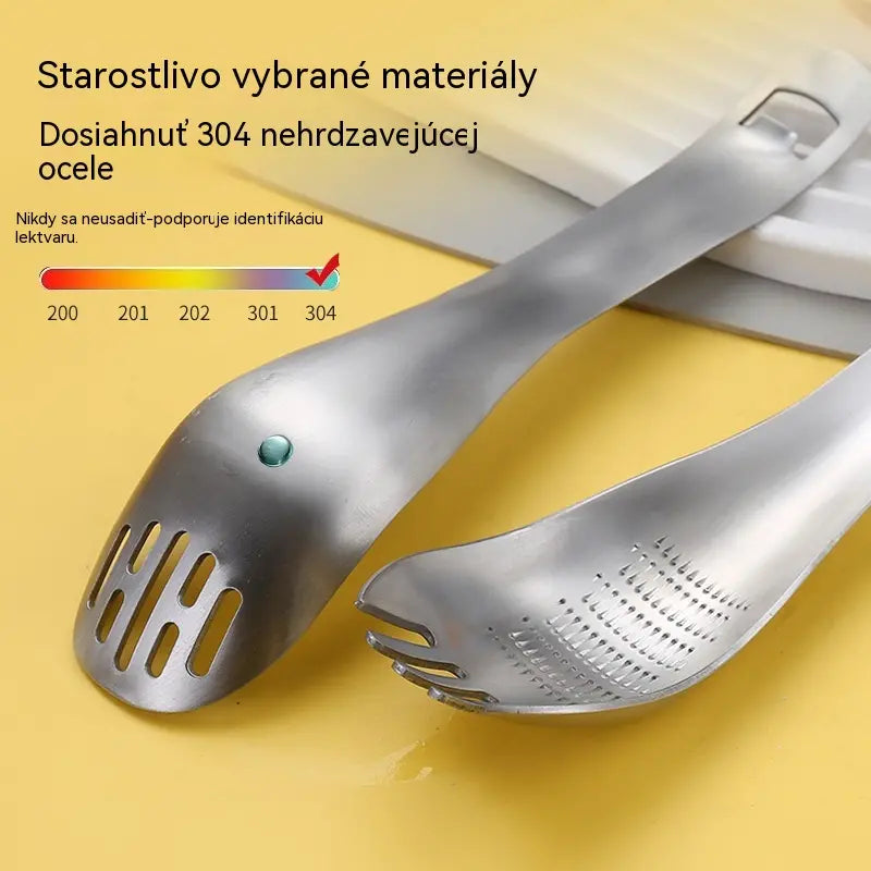 🔥【Kúpte 1 a získajte 1 zadarmo】🔥🥄Multifunkčná lyžica a sitko vyrobené z nehrdzavejúcej ocele
