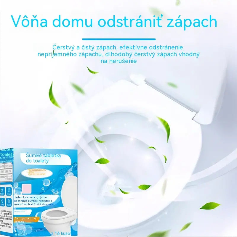 🌟【48 tabliet】【3 balenia】Výkonné šumivé tablety do toalety, účinne čistia a odstraňujú zápach