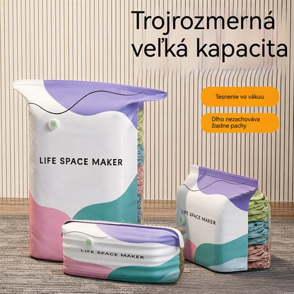 👕📦【5 kusov 24€】Kompresné vrecká na uloženie oblečenia, nevyžadujú vákuum, zosilnená konštrukcia.