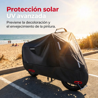 🏍️ Dnes 50 % zľava! Plášť na motorku vhodný do každého počasia | Nepremokavý, odolný a s UV ochranou | Kompatibilný s väčšinou motocyklov | Bezpečnostné očká a zosilnené švy | Ideálny na vonkajšie použitie 🌧️☀️