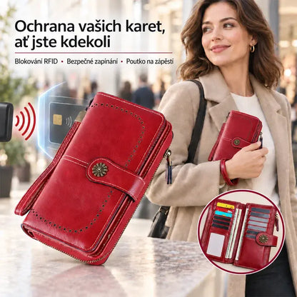 ✨Viacúčelová vintage peňaženka s ochranou proti krádeži