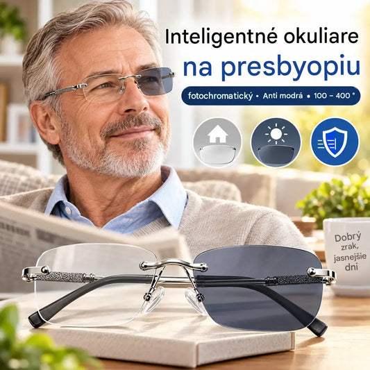 1 kus 23 eur👓 Tieto inteligentné okuliare na čítanie so zoomom sú špeciálne navrhnuté pre ľudí stredného a staršieho veku a majú funkcie zoomu, multifokusu, detekcie svetla, fotochromatiky a blokovania modrého svetla.