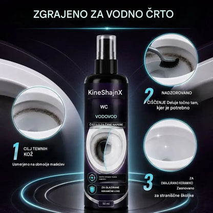 ✨【Kupi 1, dobi 1 brezplačno】🚽Čistilo za straniščno školjko odstrani črne madeže in vodni kamen ob vodni gladini ter trdovratno umazanijo.