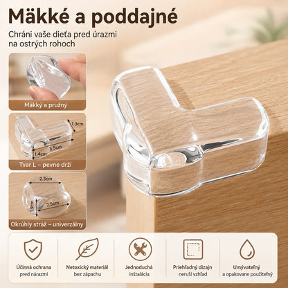 🏘️【1 sada po 30 ks.】🔥🎁Ochranné rohy na stôl