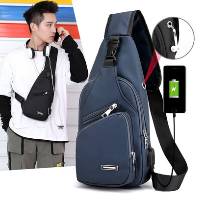 ✨Pánska crossbody kabelka, táto vodeodolná crossbody kabelka má viacero vreciek