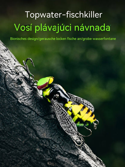 【Kúp 1, získaj 1 zadarmo】🐟Smrteľné pokušenie🐝 Bionická povrchová návnada na osy 🔥 Spúšťa výbušné a prudké údery na hladinu!