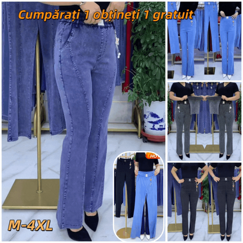 ♥️👖【S-4XL】Dámske strečové džínsy s vysokým pásom