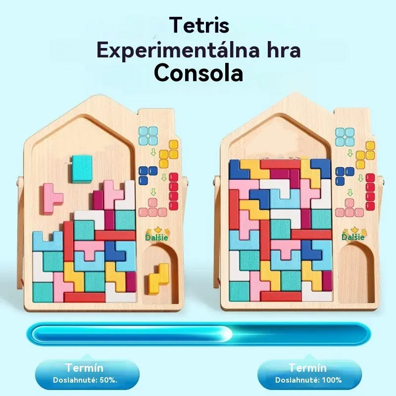 🔥🌈Tetris detská vzdelávacia skladačka a stavebná hračka