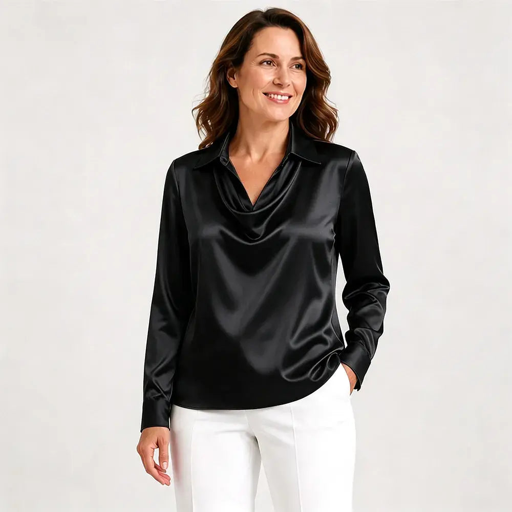 ✨【50% zľava po obmedzenú dobu】【S-3XL】【40-100 kg】Elegantná dámska košeľa s potlačou a golierom