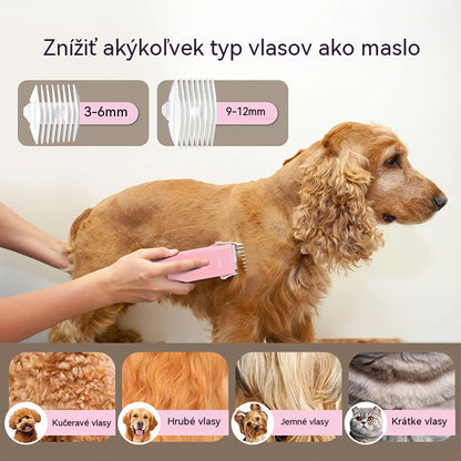📢📢30% ZĽAVA !! ⏰ Tichý bezdrôtový zastrihávač zvieracích chlpov