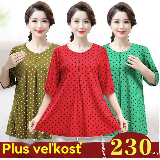 [S-6XL]Nové tričko s krátkym rukávom s bodkovanou potlačou 2026