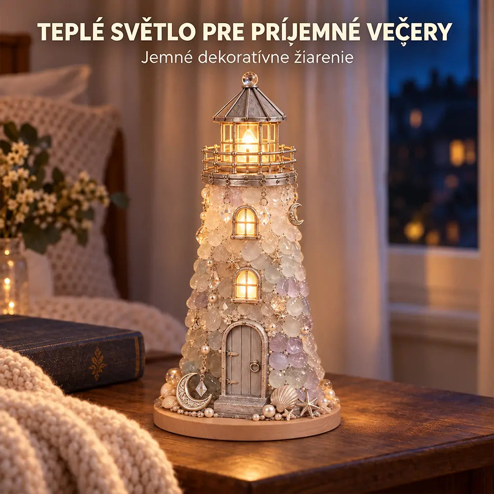 ✨Sada ozdôb v tvare svietiacej majáky svojpomocne