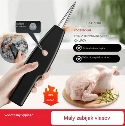 【🔥Výpredaj】🐓🦆Elektrický odstraňovač chlpov z hydiny