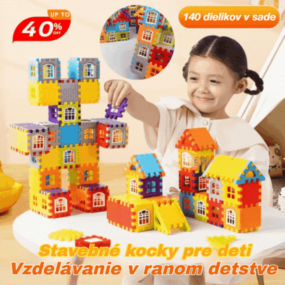 🎁🧩【70 kusov】 Vzdelávacie hračky zo stavebníc