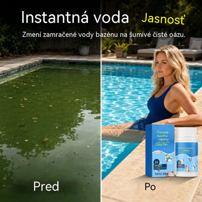 【Kúp 1, získaj 1 zadarmo】💦Crystal Clear Pool Cleaner tablety s dlhotrvajúcim účinkom