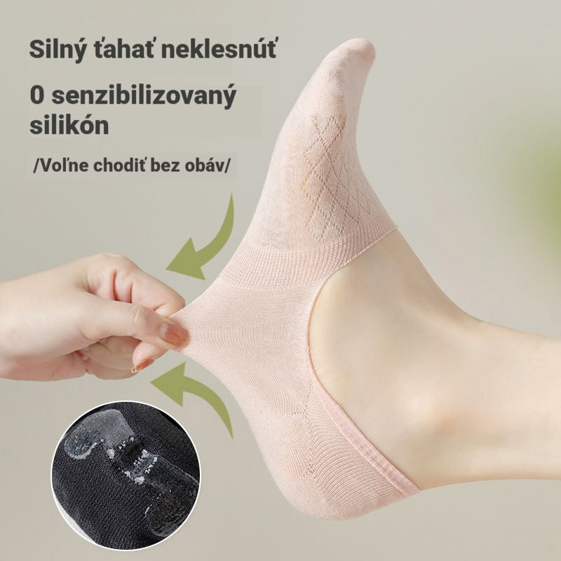 ✨【1 sada za 8 párov】🧦Dámske ponožky s priedušnou sieťovinou