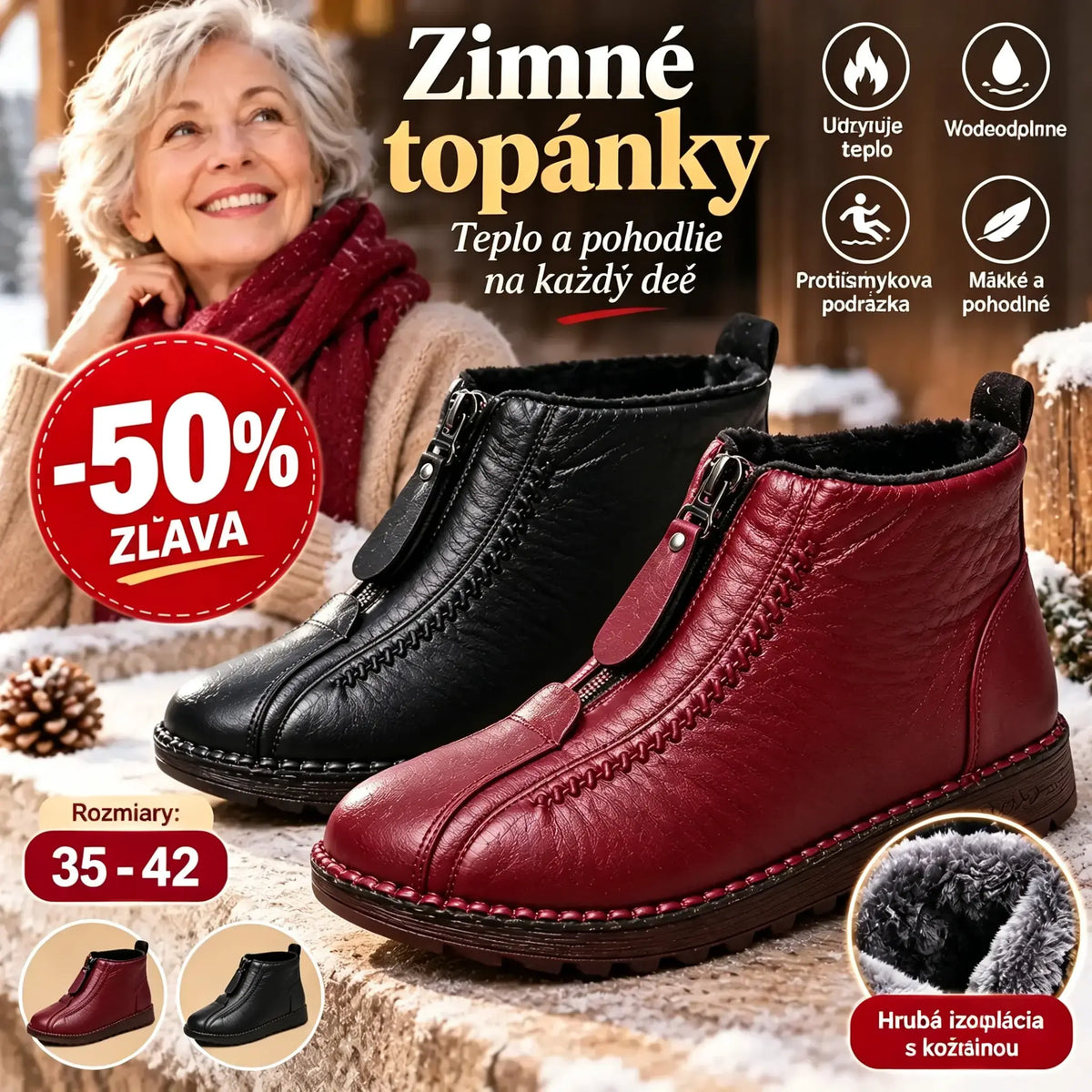 🔥【35-41】Elegantné dámske čižmy na jeseň a zimu - pohodlné, moderné a ľahko kombinovateľné