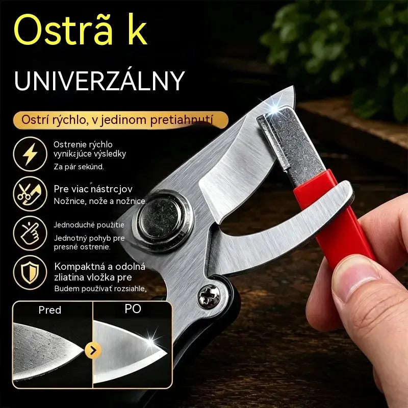 🏆Kúpte 2, dostanete 2 zadarmo! 4 kusy za 20 eur🔪 Prenosný brúsny strojček na nože a nožnice – Obnoví ostrosť len za pár sekúnd ✨