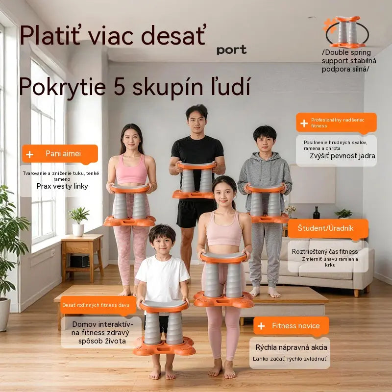 💪Multifunkčné pomocné cvičebné zariadenie na kliky s automatickým odrazom