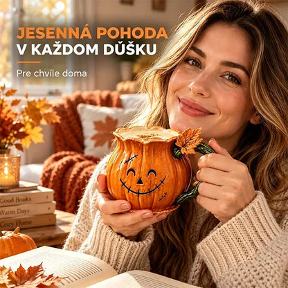 🎃Halloweensky hrnček v tvare tekvice
