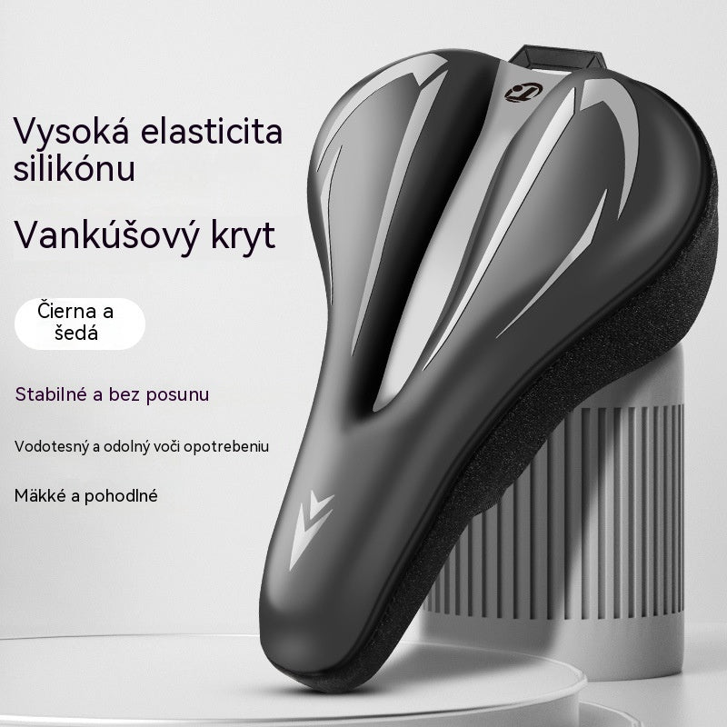 🚲Prevleka za sedež gorskega kolesa, izdelana iz debelega, vodoodpornega, ultra mehkega silikonskega usnja.