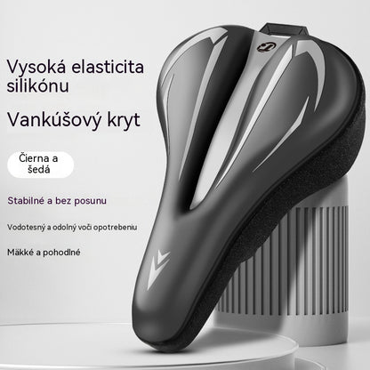 🚲Prevleka za sedež gorskega kolesa, izdelana iz debelega, vodoodpornega, ultra mehkega silikonskega usnja.