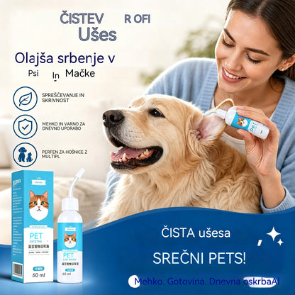 🐶🐱 Čistilo za ušesa za lajšanje srbečih ušes pri psih in mačkah.