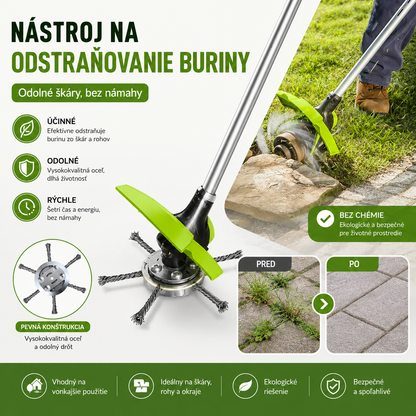 🔥✨【Kúpte 1 kus a získajte 1 zadarmo: 2 kusy】🔥 Vymeniteľná kosačka na kosačku/krovinorez - Oceľová kosačka na kosenie trávy 🌿✂️⚙️