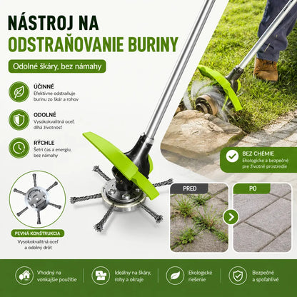 🌿✂️⚙️【Kúpte 1 a získajte 1 zadarmo】🔥 Vymeniteľná kosačka na kosačku/krovinorez - Oceľová kosačka na kosenie trávy