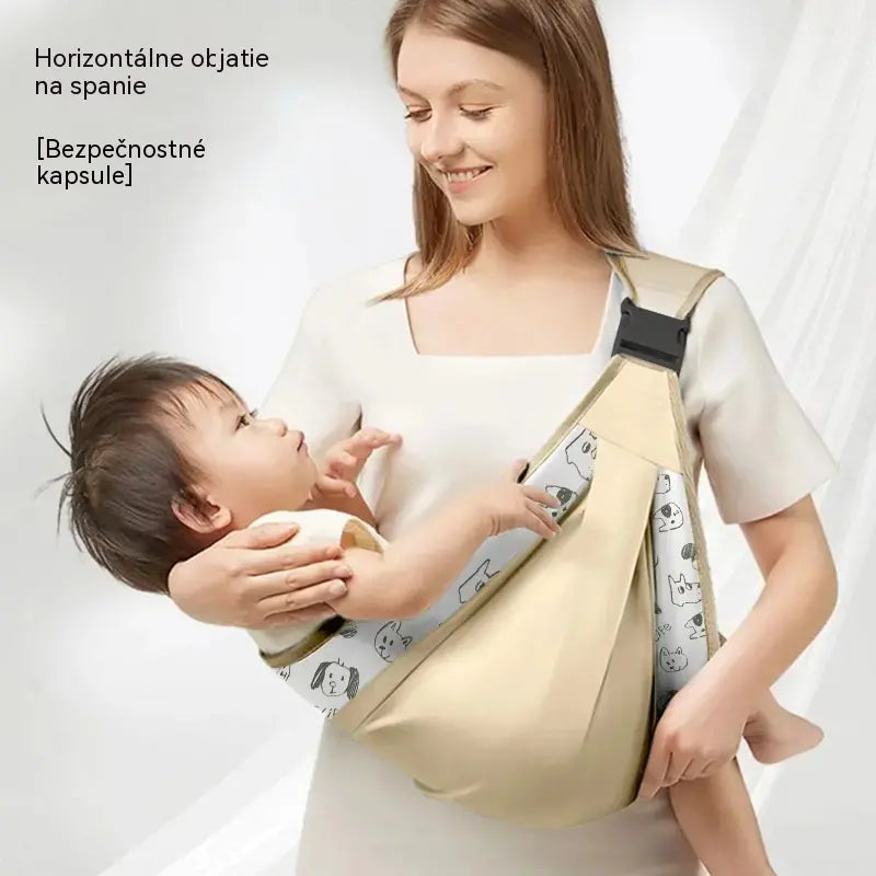 👶 Priedušný nosič 4 v 1: umožňuje nosiť dieťa vpredu alebo na chrbte, tvárou dovnútra alebo von, pohodlný pre bábätká od 0 do 36 mesiacov. 💞✨