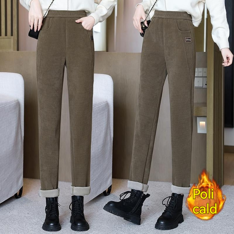 💥👖【S-3XL】Nové jesenné a zimné módne zamatové nohavice s hrubými okrajmi pre voľný čas 2026