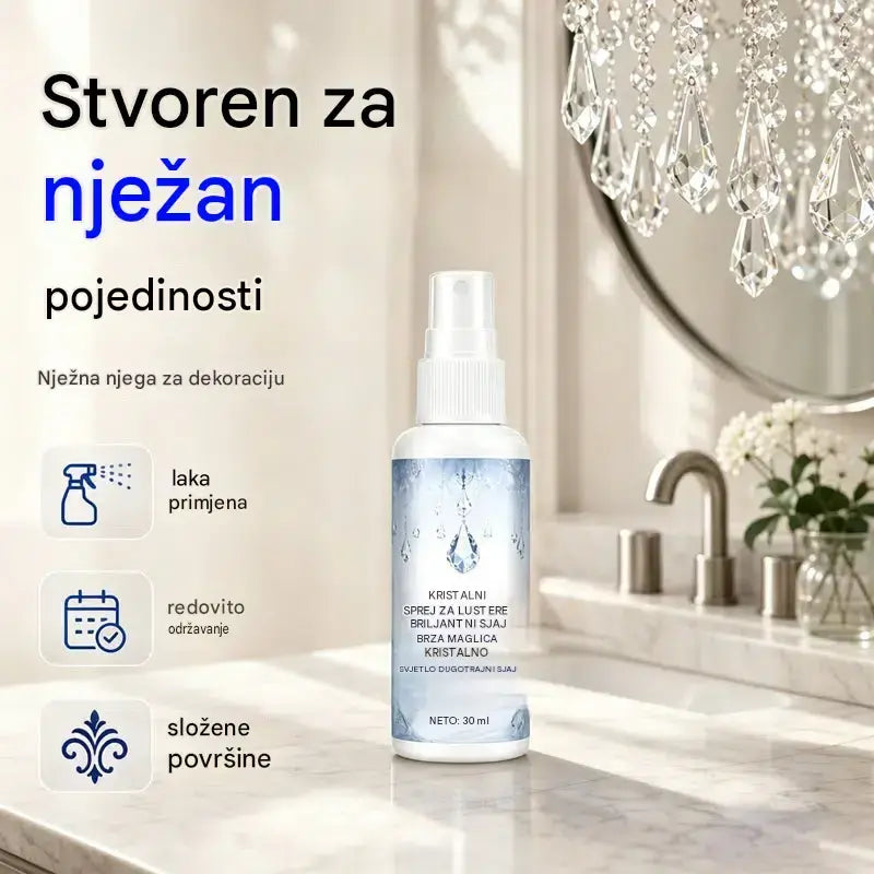 【Kupite 2, dobijte 2 gratis】✨ Sredstvo za čišćenje kristalnih lustera | Jednostavno održavanje za blistav sjaj