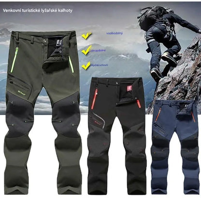 🏃‍♂️【S–5XL】2026 Nové pánske outdoorové jesenné a zimné nohavice – teplé, flísové, nepremokavé a vetruodolné