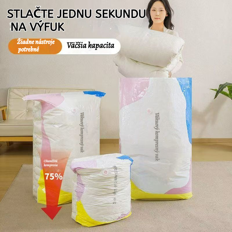 🧳Kúpte 2 a získajte 3 zadarmo✨ Vákuové úložné vrecká pre domácnosť, veľkokapacitné vákuové kompresné úložné vrecká