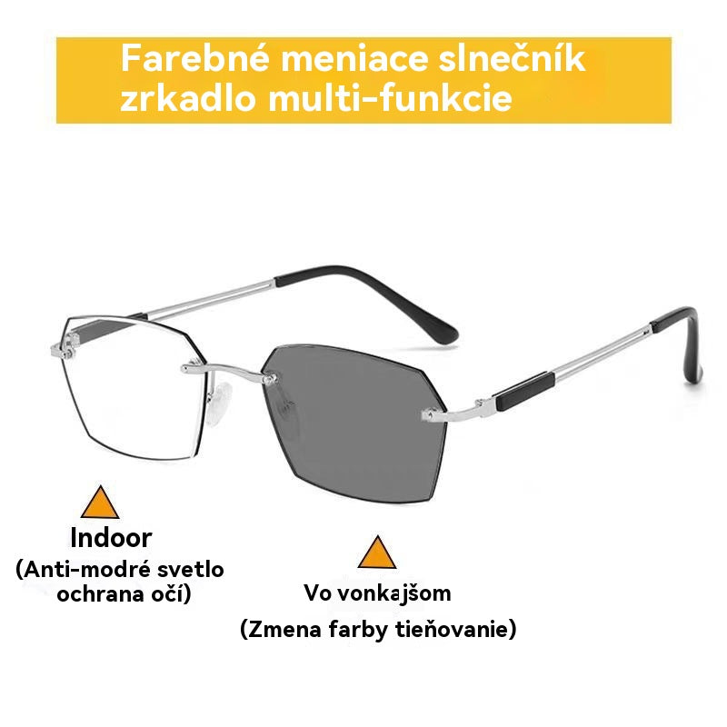 ✨🕶【Kúpte 1 a získajte 1 zadarmo】Nové inteligentné fotochromatické okuliare na čítanie pre mužov a ženy, okuliare blokujúce modré svetlo