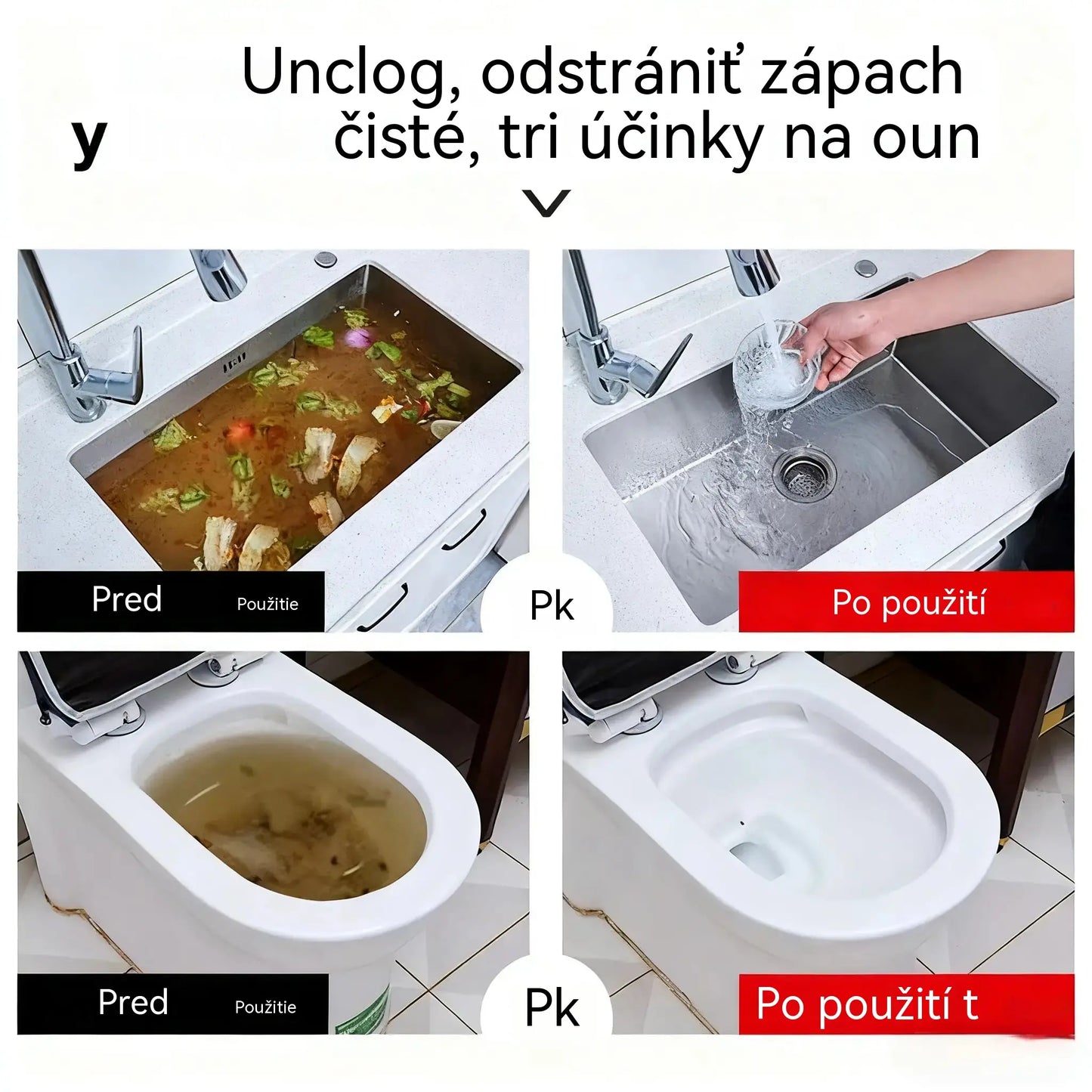 🛁💦【Kúpte 1 a dostanete 1 zadarmo】🌟Čistič drezov a odtokov: pena s vysokou hustotou na báze výťažkov a rozkladných enzýmov.