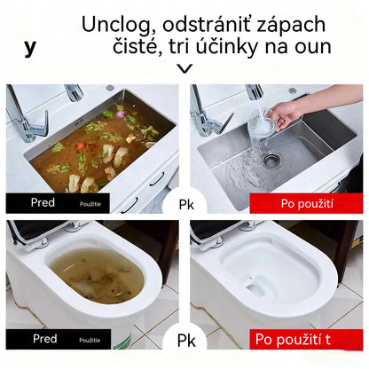 🛁💦【Kúpte 1 a dostanete 1 zadarmo】🌟Čistič drezov a odtokov: pena s vysokou hustotou na báze výťažkov a rozkladných enzýmov.